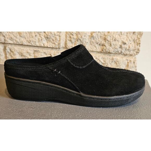Easy Spirit Women's Black Shana Clog Slipper Shoe Wedge Size 6 Excellent Cond - Picture 5 of 9